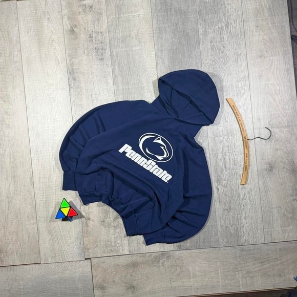 Pennant Other - Vintage 80s 90s navy blue penn state pullover psu college hoodie